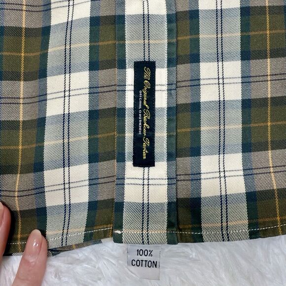 Barbour Men’s Tartan Plaid 2XL XXL Long Sleeve Button Down Shirt - Picture 4 of 10